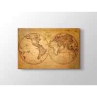 Eski Dünya Haritası 1793