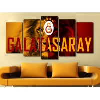 Galatasaray Aslan Temalı Kanvas tablo